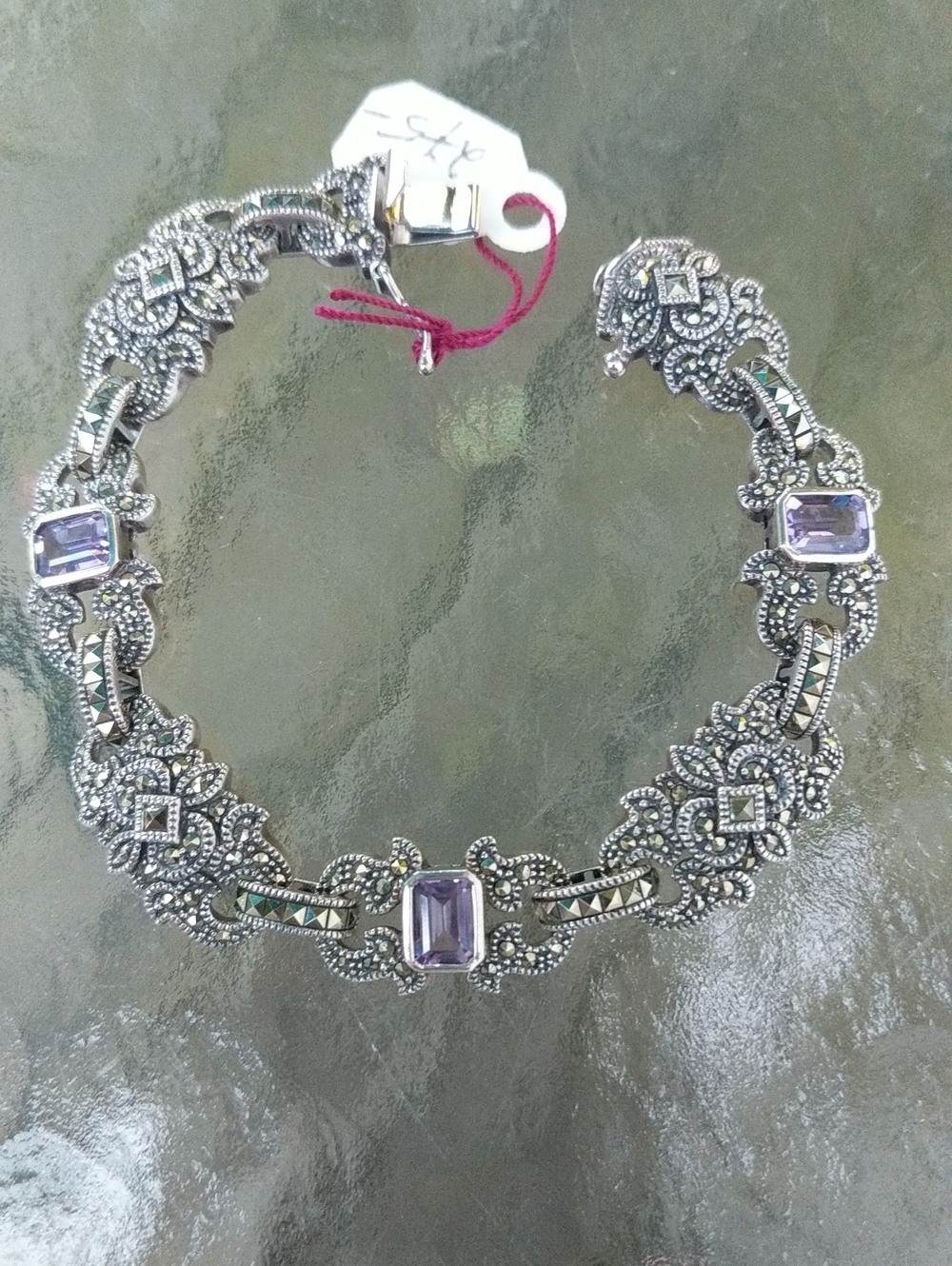 Judith Jack Amethyst Bracelet